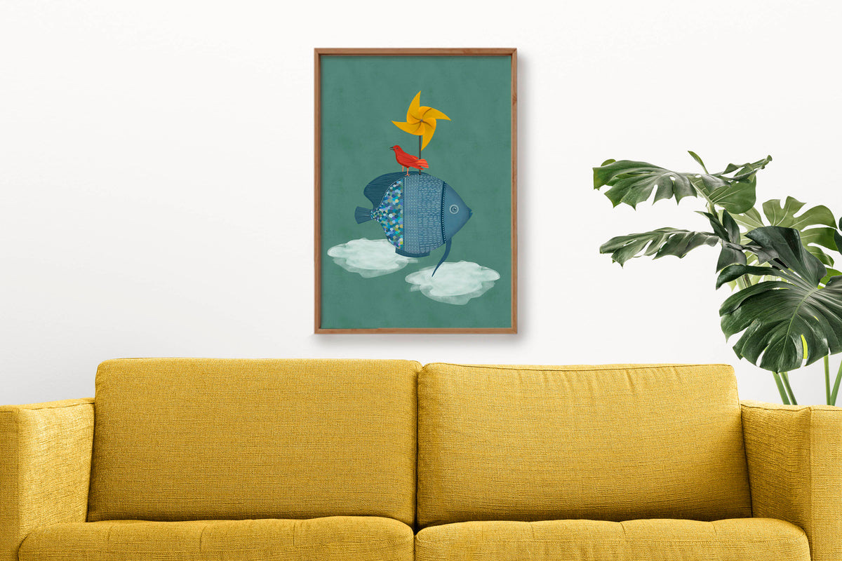 Mavi Balık Göklerde ⎮ Poster