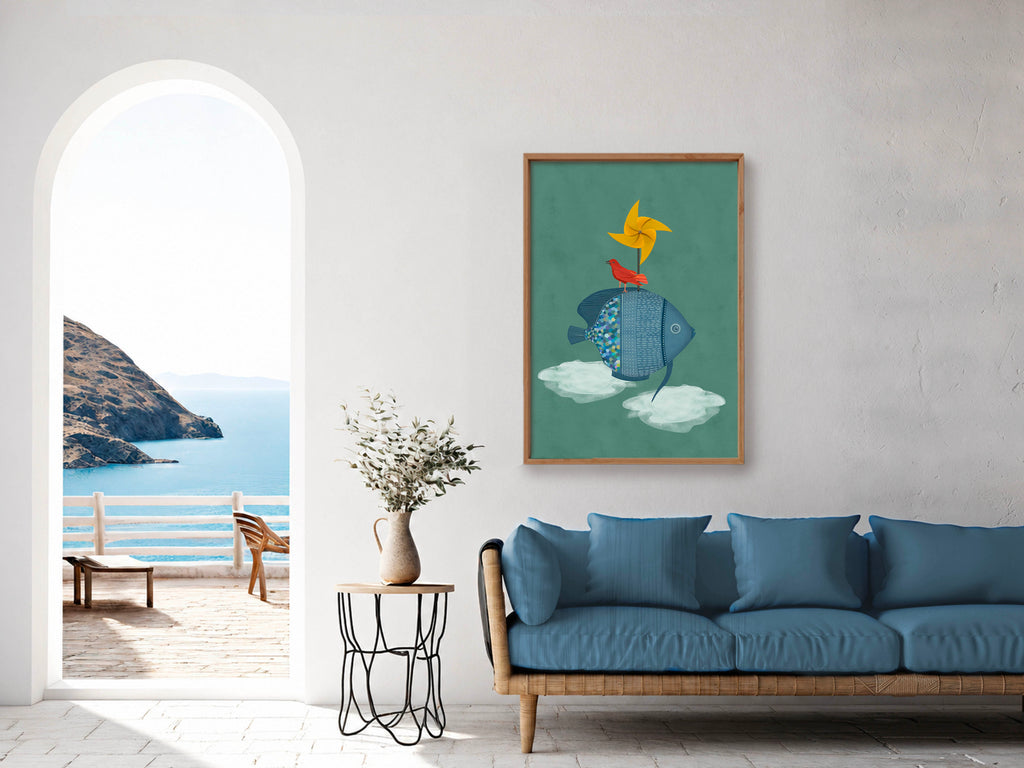 Mavi Balık Göklerde ⎮ Poster