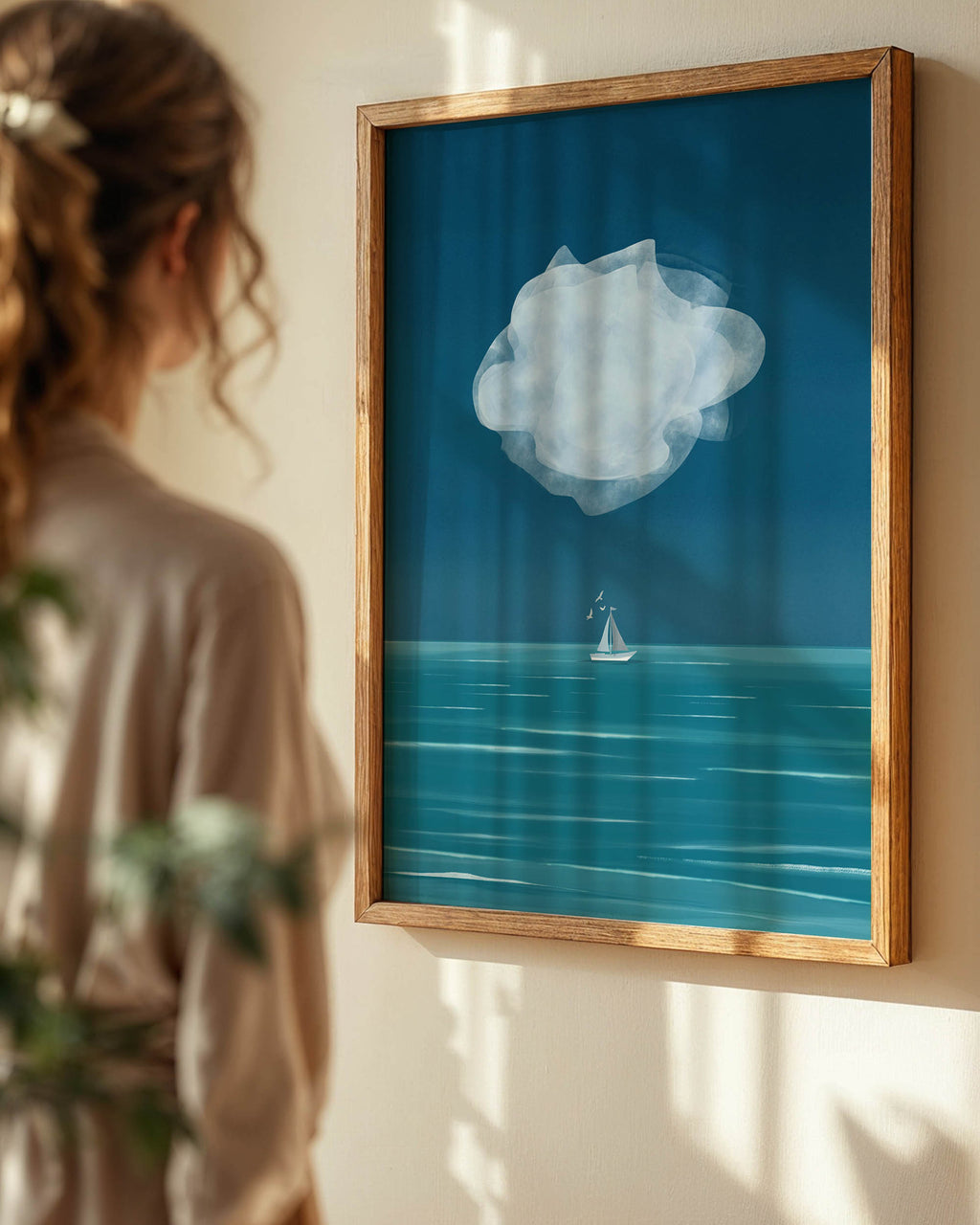 White Cloud at Blue Hour
