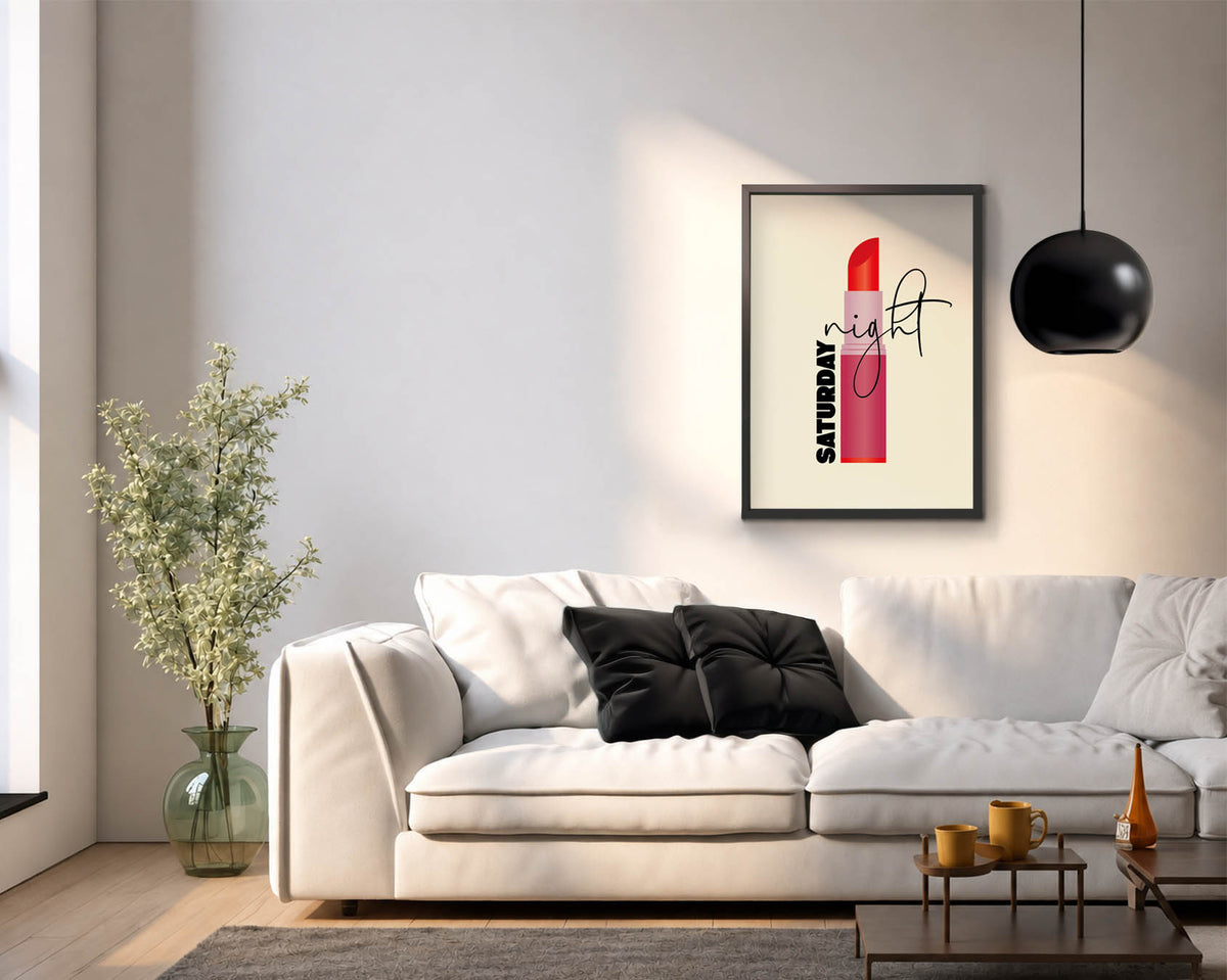 Cumartesi Gecesi ⎮ Tipografik Poster