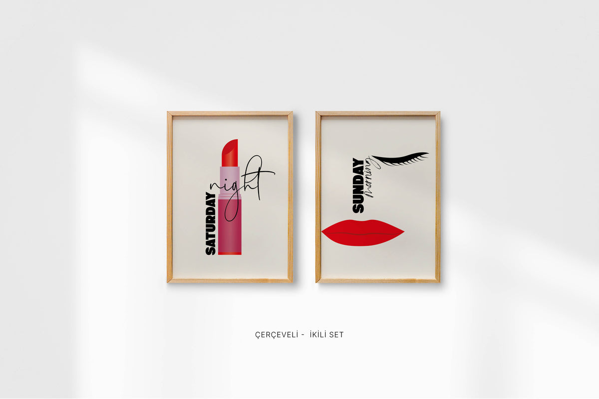 Hafta Sonu ⎮ Çerçeveli Poster Seti