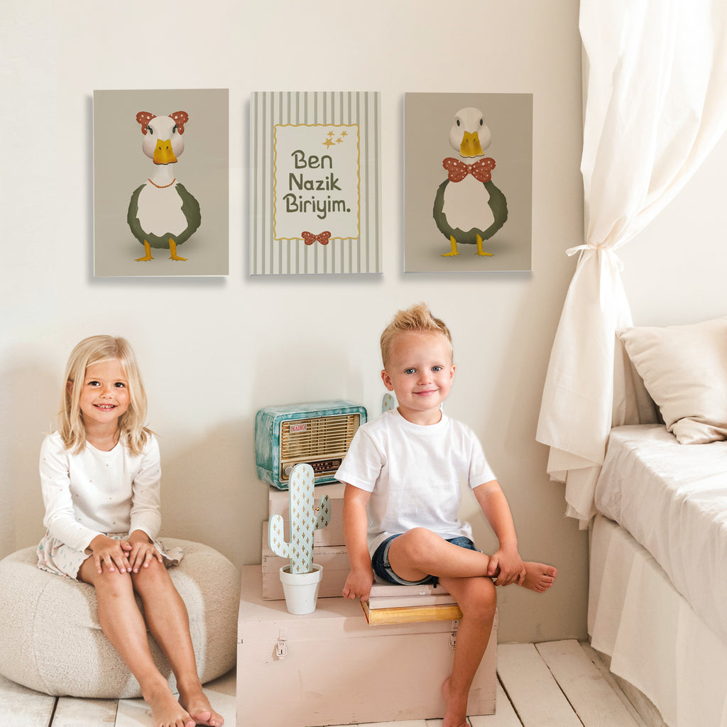 Nazik Biri - Çocuk Odası Duvar Seti