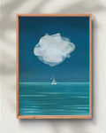 White Cloud at Blue Hour