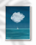 White Cloud at Blue Hour