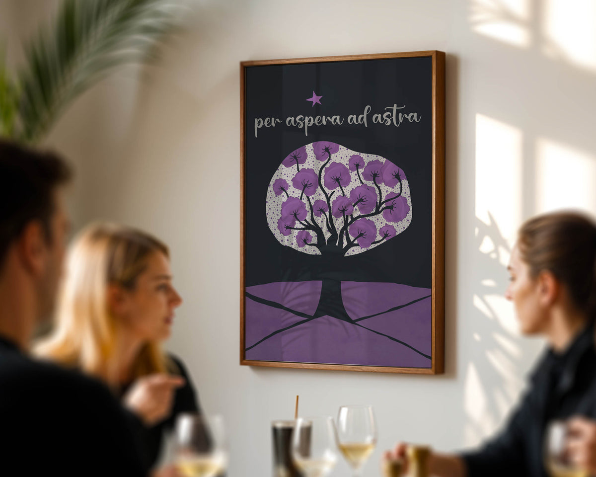 Zorluklardan Yıldızlara  ⎮ Tipografik Poster