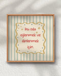 Eğlence ve Dinlenme Odası