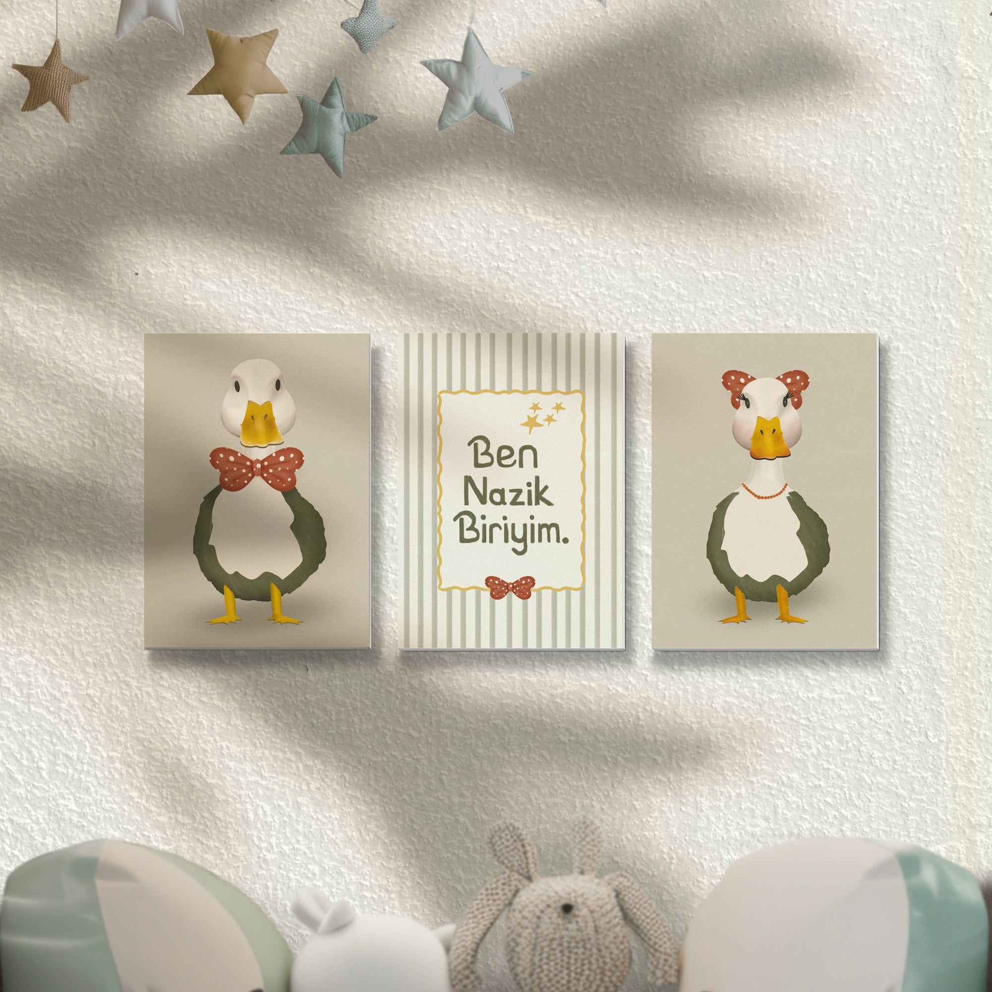 Nazik Biri - Çocuk Odası Duvar Seti